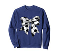Coquette Bow Soccer Ball Mom Life Sweatshirt - Minimalist Print for Adults - T-Shirt, Sweatshirt, Hoodie