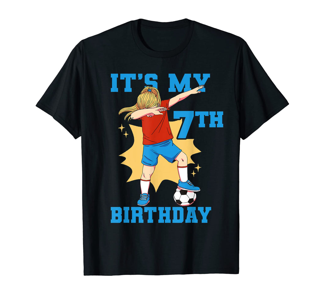 Its My 7Th Birthday Soccer T-Shirt - Minimalist Print for Adults - T-Shirt, Sweatshirt, Hoodie