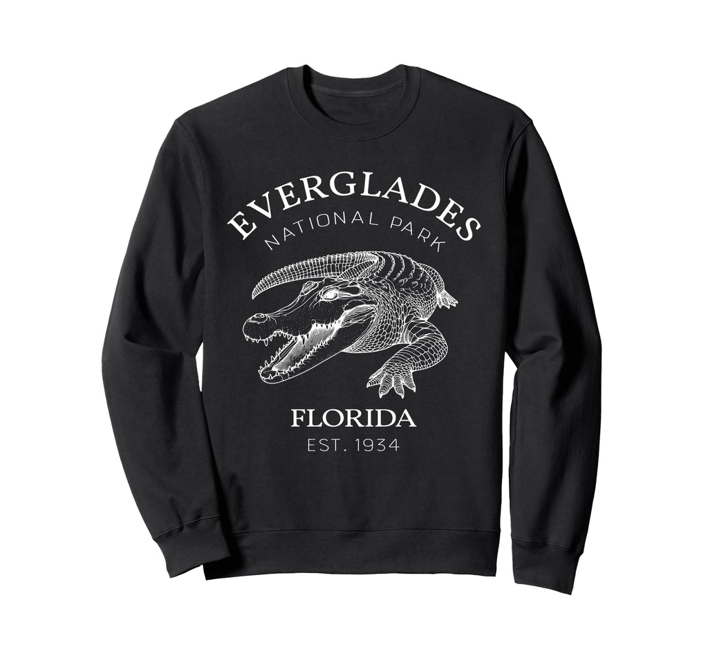 Everglades National Park Alligators Sweatshirt - Unique Graphic Unisex - T-Shirt, Sweatshirt, Hoodie