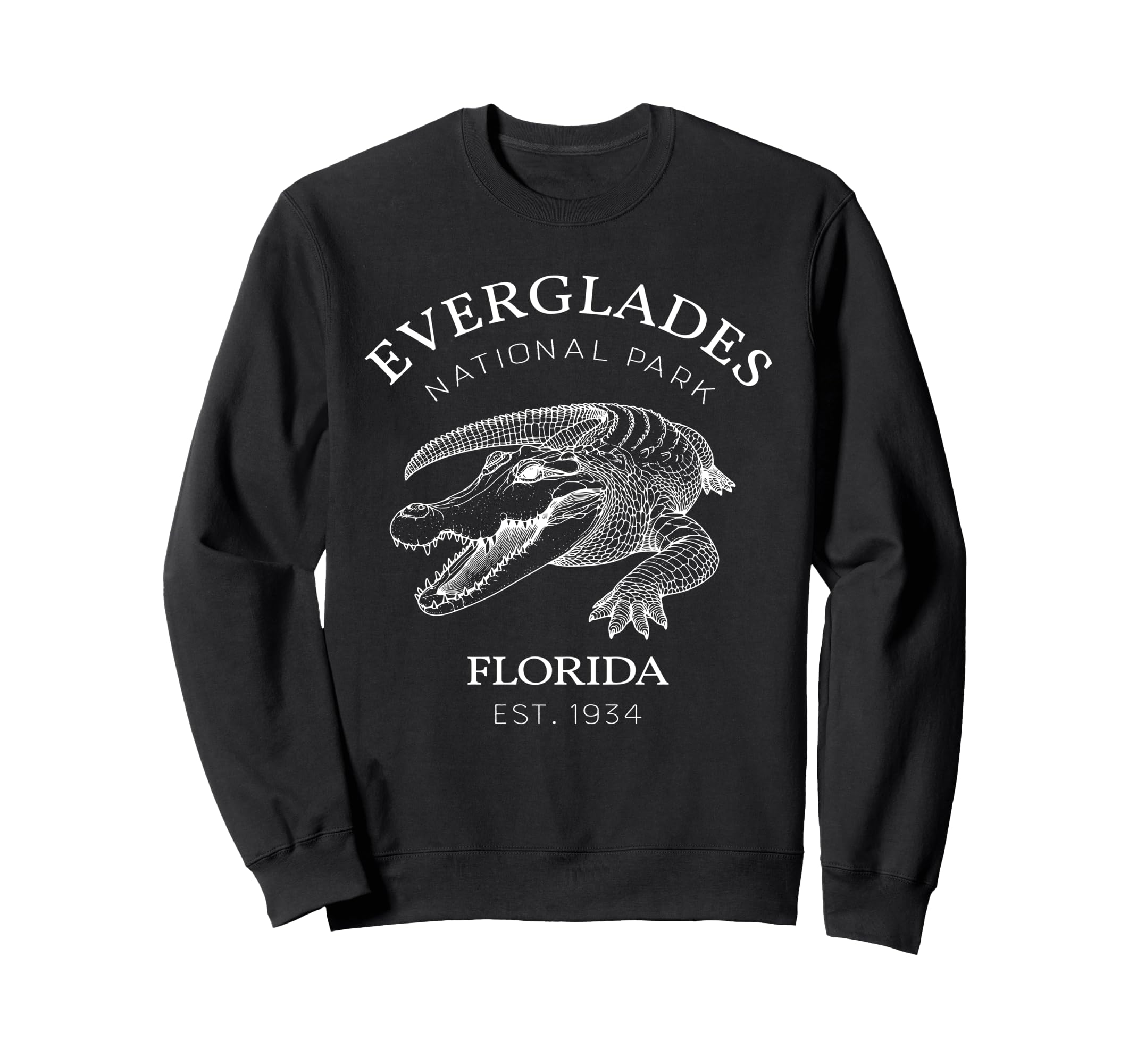 Everglades National Park Alligators Sweatshirt - Unique Graphic Unisex - T-Shirt, Sweatshirt, Hoodie