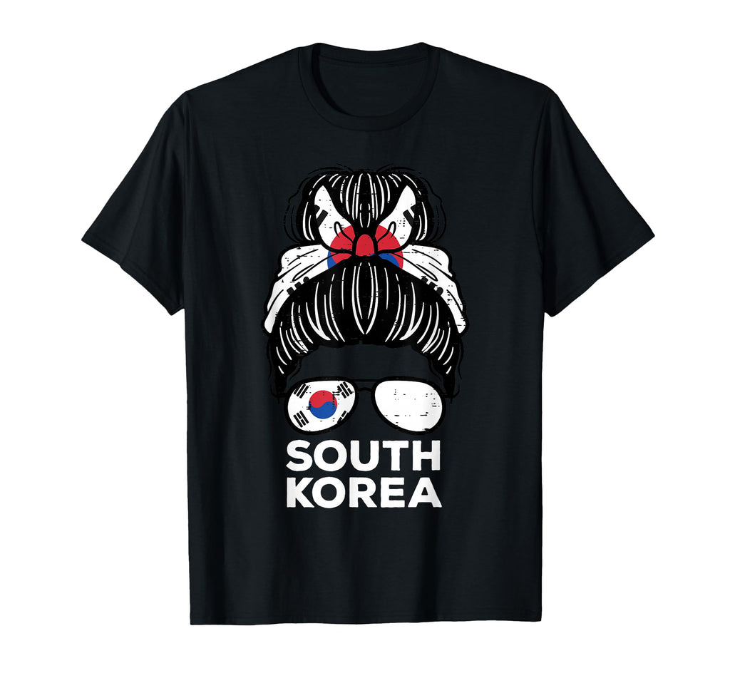 South Korea Flag Hairbun Football T-Shirt - Custom Art Print for Adults - T-Shirt, Sweatshirt, Hoodie