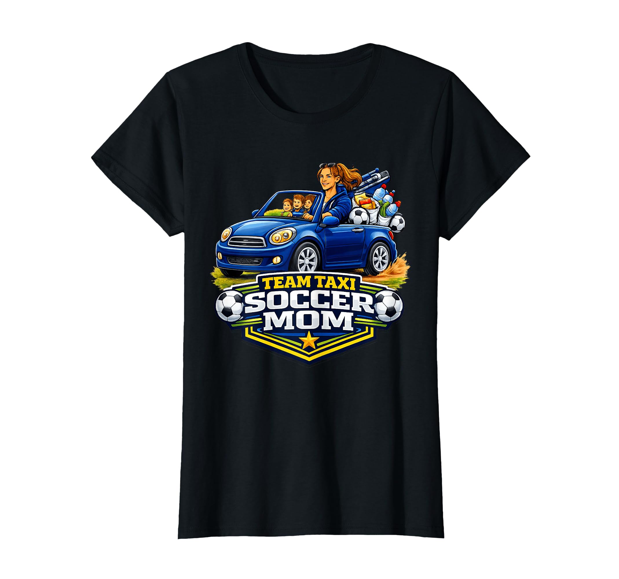 Soccer Mom Team Taxi Funny Game Day T-Shirt - Streetwear Style Men Women - T-Shirt, Sweatshirt, Hoodie