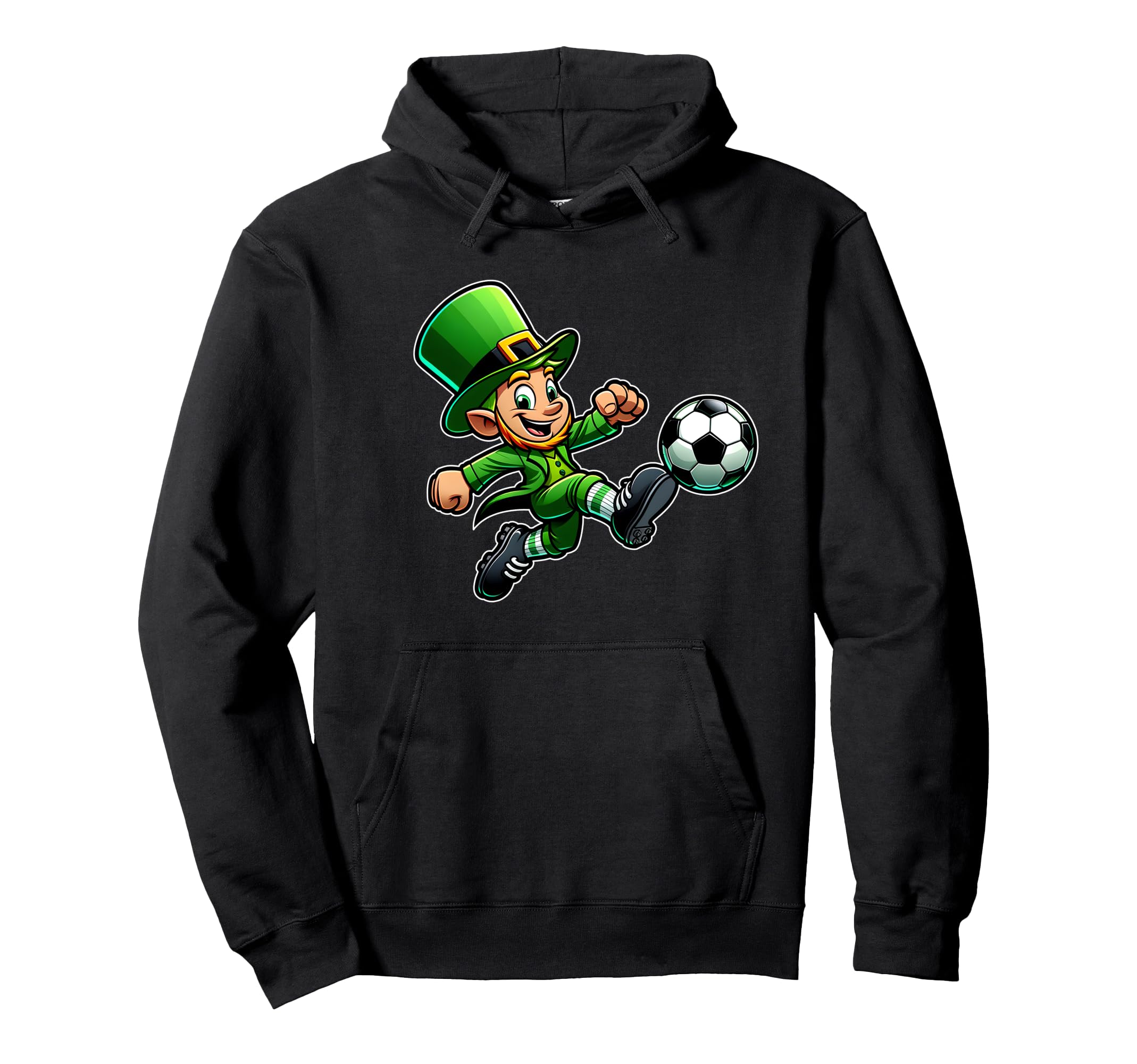 St Patricks Day Irish Leprechaun Hoodie - Casual Everyday Wear Unisex - T-Shirt, Sweatshirt, Hoodie