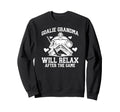 Funny Hockey Goalie Grandma Ice Sweatshirt - Graphic Print Men Women - T-Shirt, Sweatshirt, Hoodie