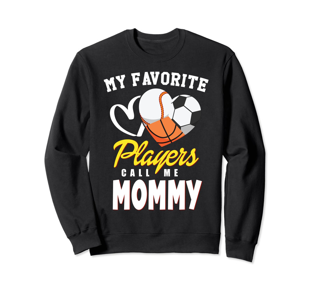 My Favorite Players Baseball Soccer Sweatshirt - Trendy Graphic for Adults - T-Shirt, Sweatshirt, Hoodie