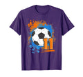 11Th Birthday 11 Years Old Soccer Ball T-Shirt - Streetwear Style Unisex - T-Shirt, Sweatshirt, Hoodie