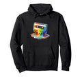 Melting Rainbow Cassette Mixtape Hoodie - Minimalist Print Men Women - T-Shirt, Sweatshirt, Hoodie