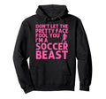 Soccer Art Teen Goalie Soccer Player Hoodie - Novelty Apparel for Adults - T-Shirt, Sweatshirt, Hoodie