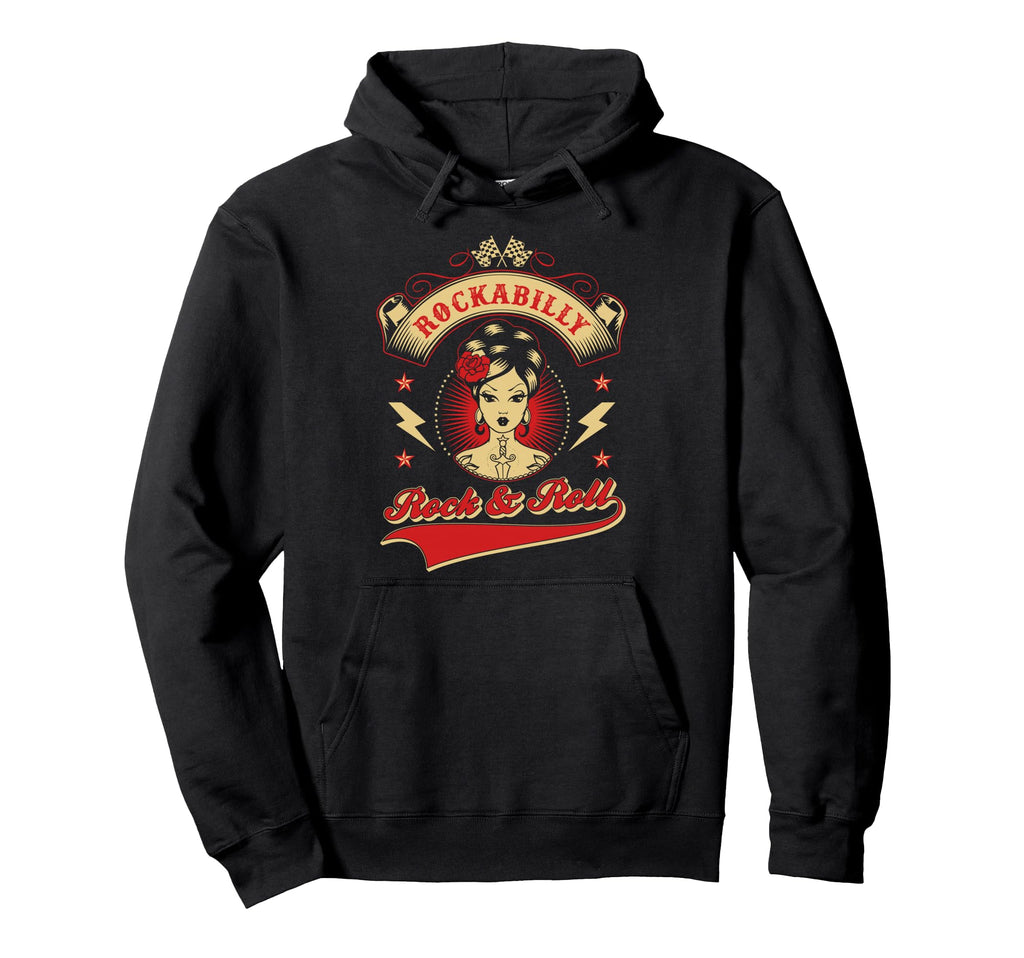 Rockabilly Pin Up Hoodie - Streetwear Style Men Women - T-Shirt, Sweatshirt, Hoodie