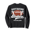 Busy Raising Ballers Football Mom Sweatshirt - Graphic Print for Adults - T-Shirt, Sweatshirt, Hoodie