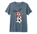 Soccer Balls Snowman Winter Sports T-Shirt - Custom Art Print for Adults - T-Shirt, Sweatshirt, Hoodie