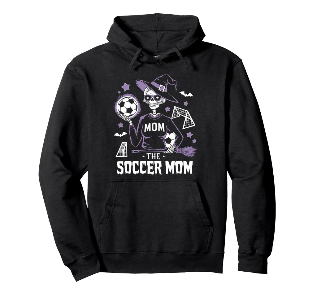 Soccer Mom Skeletton Halloween Soccer Hoodie - Custom Art Print for Adults - T-Shirt, Sweatshirt, Hoodie