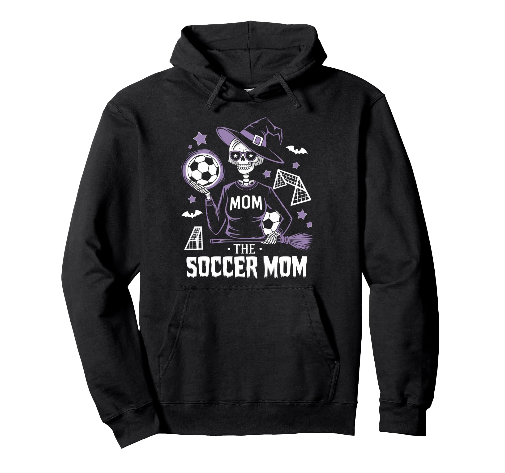 Soccer Mom Skeletton Halloween Soccer Hoodie - Custom Art Print for Adults - T-Shirt, Sweatshirt, Hoodie