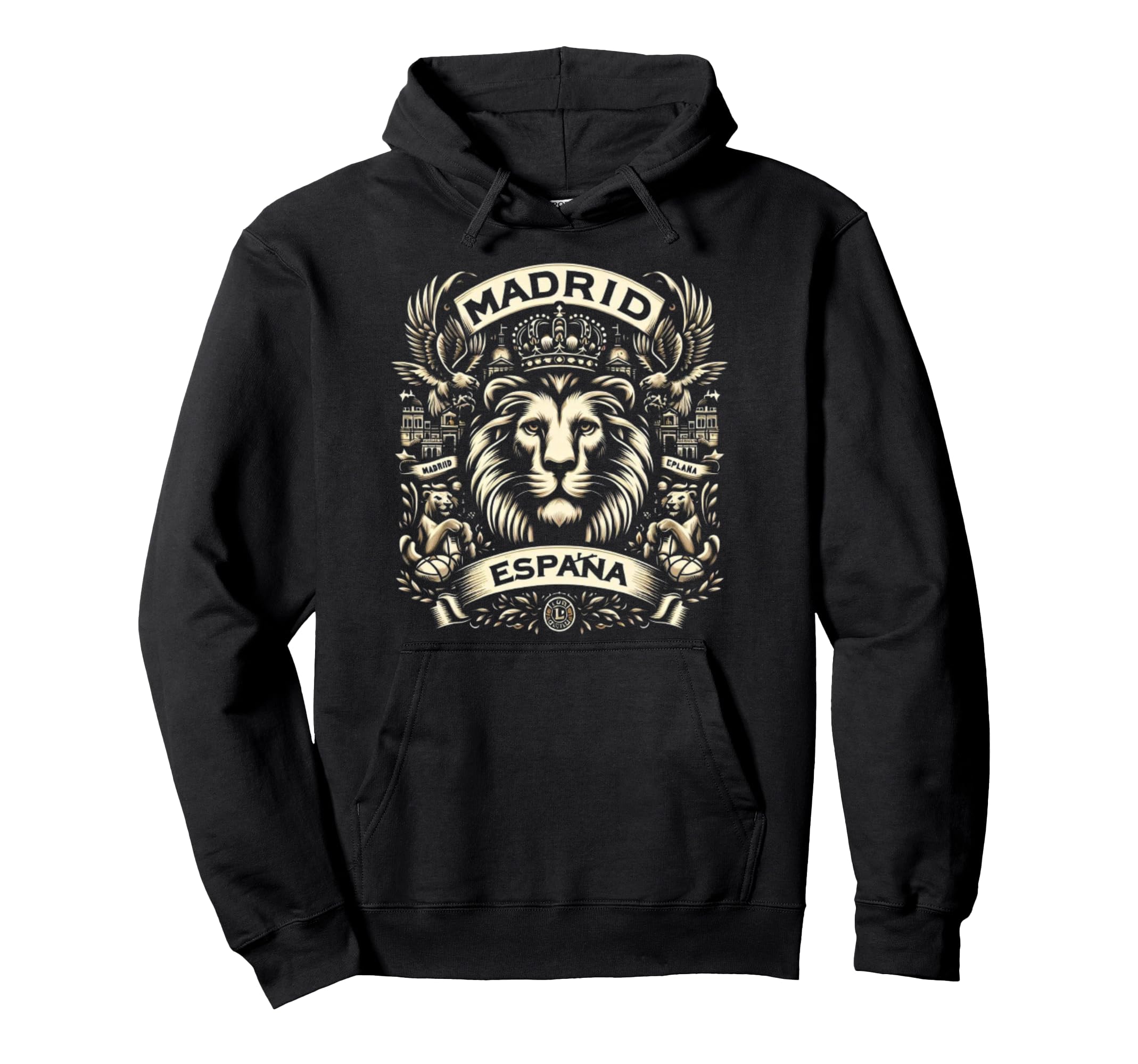 Madrid Espana Madrid Spain Mens Sport Hoodie - Novelty Apparel Men Women - T-Shirt, Sweatshirt, Hoodie