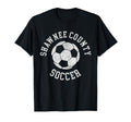 Shawnee County Soccer Distressed 90S T-Shirt - Streetwear Style for Adults - T-Shirt, Sweatshirt, Hoodie