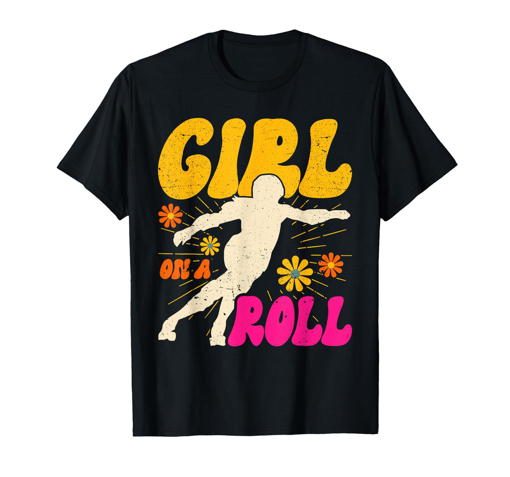 Roller Skating Roll Skate 70S T-Shirt - Trendy Graphic for Adults - T-Shirt, Sweatshirt, Hoodie