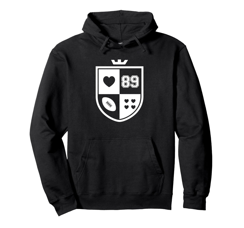I Love Football I Heart Football Funny Hoodie - Graphic Print Unisex - T-Shirt, Sweatshirt, Hoodie