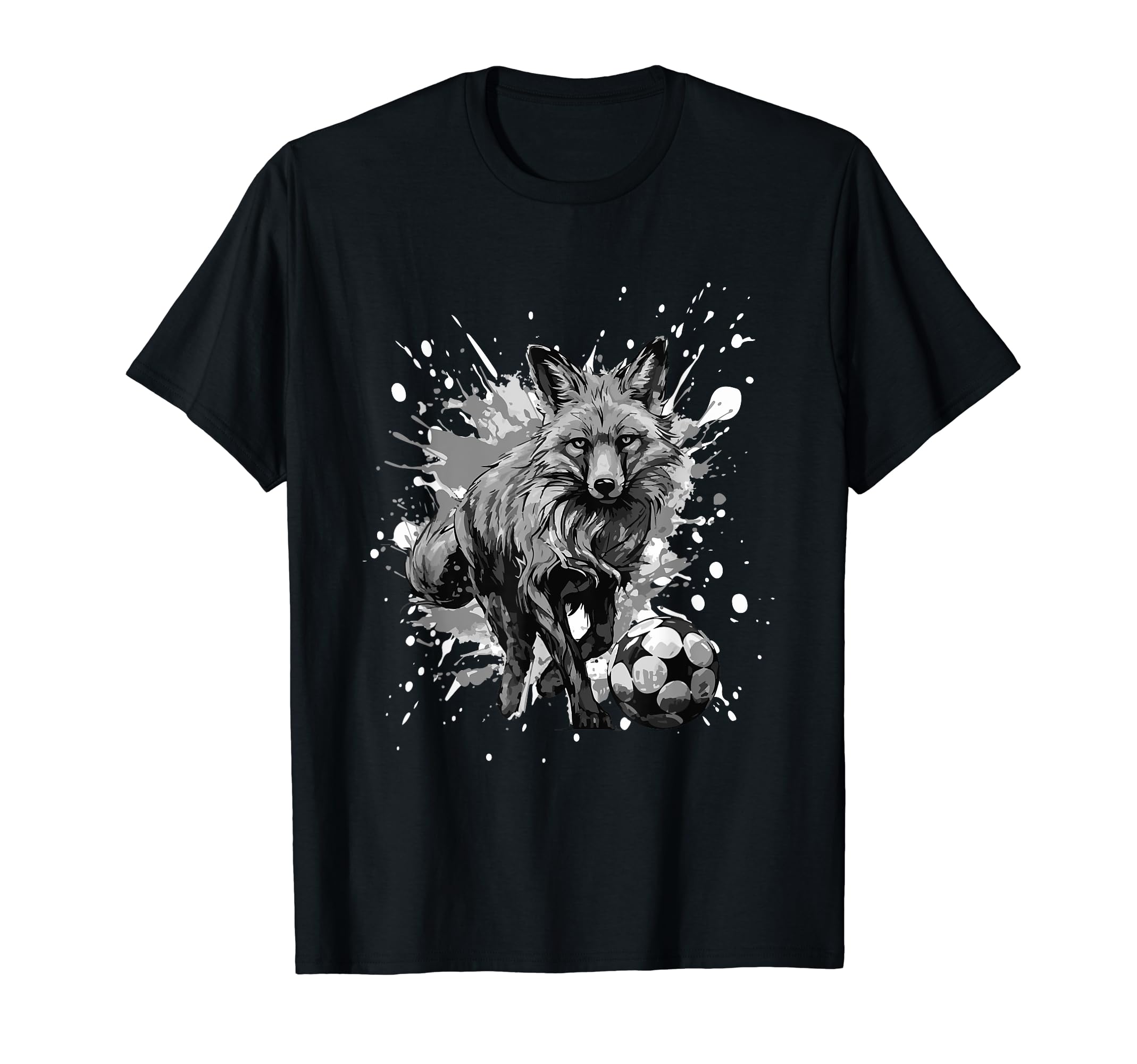 Fox Playing Soccer Sports Team T-Shirt - Fun Novelty Design for Adults - T-Shirt, Sweatshirt, Hoodie