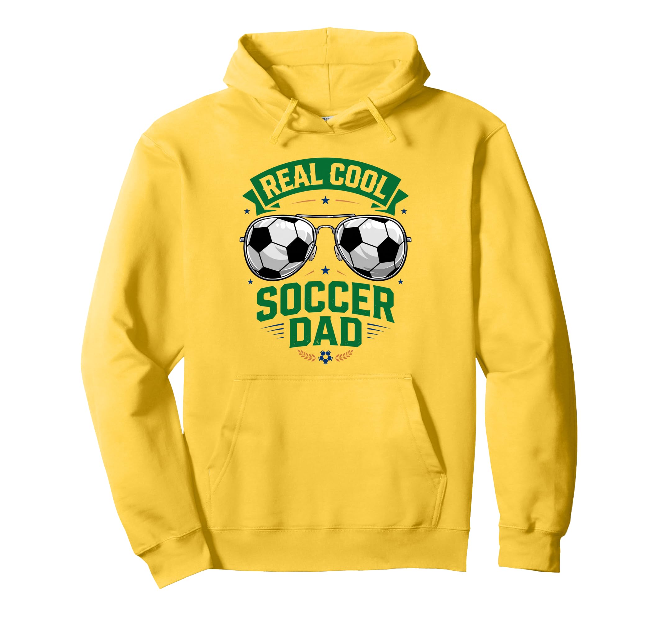 Real Soccer Dad Funny Futebol Fathers Day Hoodie - Graphic Print for Adults - T-Shirt, Sweatshirt, Hoodie