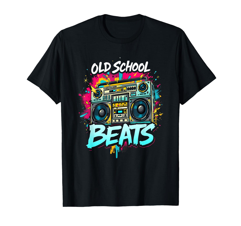 Old School Beats Hip Hop T-Shirt - Graphic Print for Adults - T-Shirt, Sweatshirt, Hoodie