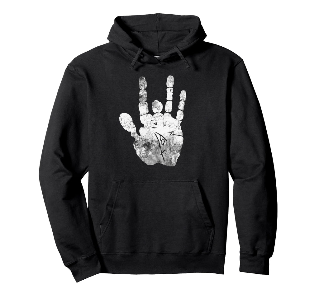Jerry Distressed Hand Gift Hoodie - Minimalist Print Unisex - T-Shirt, Sweatshirt, Hoodie