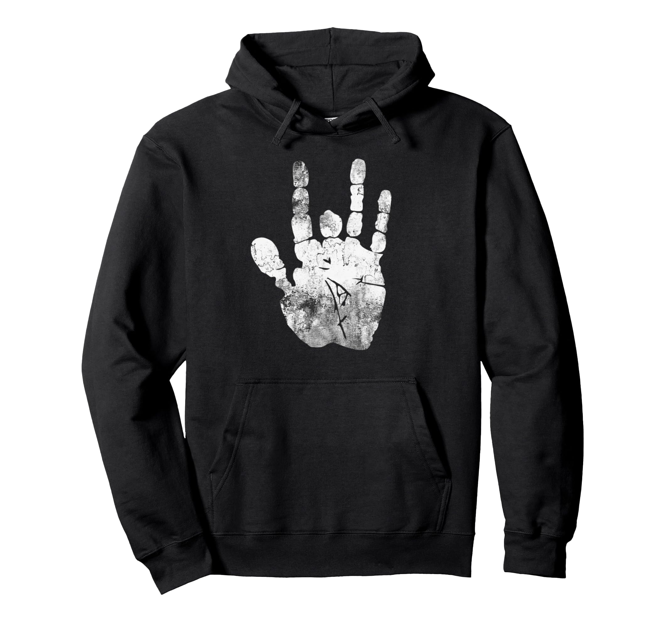 Jerry Distressed Hand Gift Hoodie - Minimalist Print Unisex - T-Shirt, Sweatshirt, Hoodie