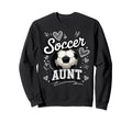 Soccer Aunt Heart Football Game Day Sweatshirt - Streetwear Style Unisex - T-Shirt, Sweatshirt, Hoodie