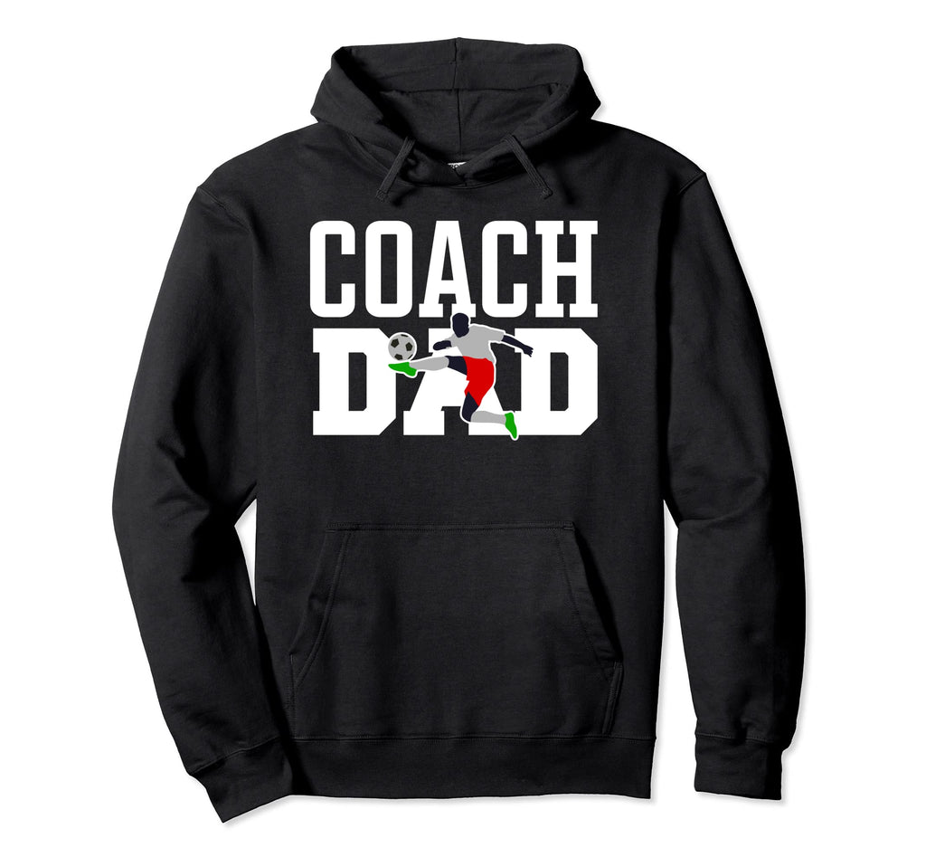 Dad Soccer Coach Hoodie - Minimalist Print Men Women - T-Shirt, Sweatshirt, Hoodie