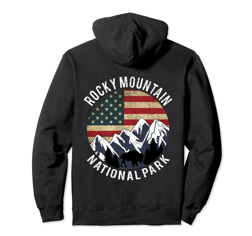 Rocky Mountain National Park Colorado Hoodie - Fun Novelty Design Men Women - T-Shirt, Sweatshirt, Hoodie