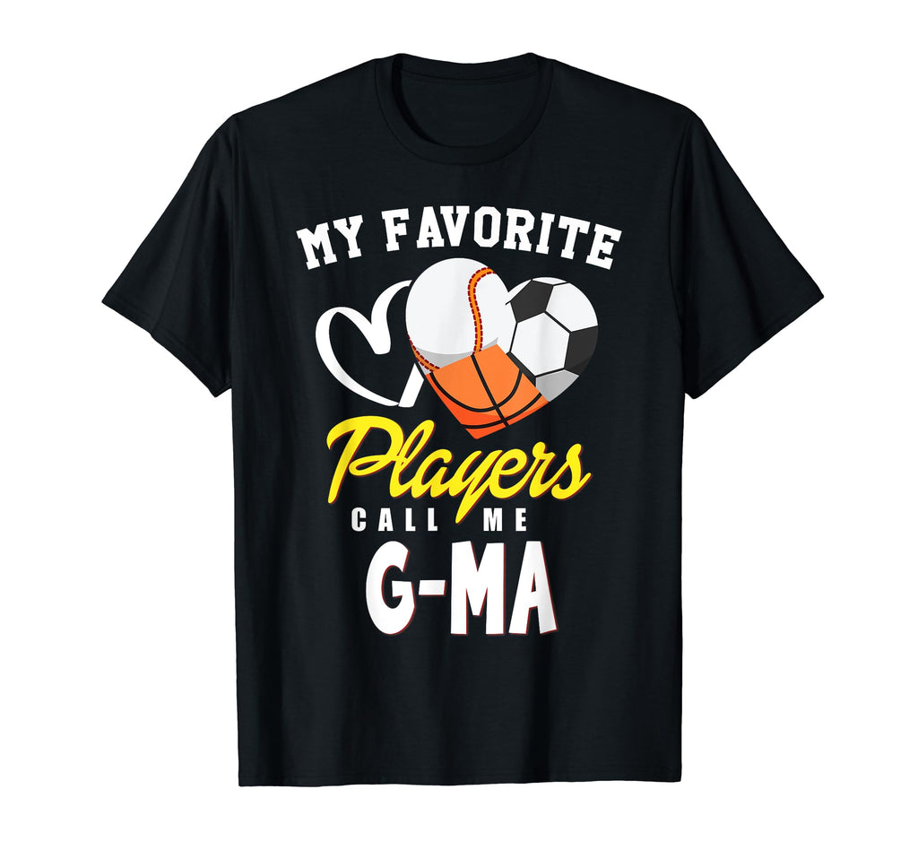 My Favorite Players Baseball Soccer T-Shirt - Graphic Print Unisex - T-Shirt, Sweatshirt, Hoodie