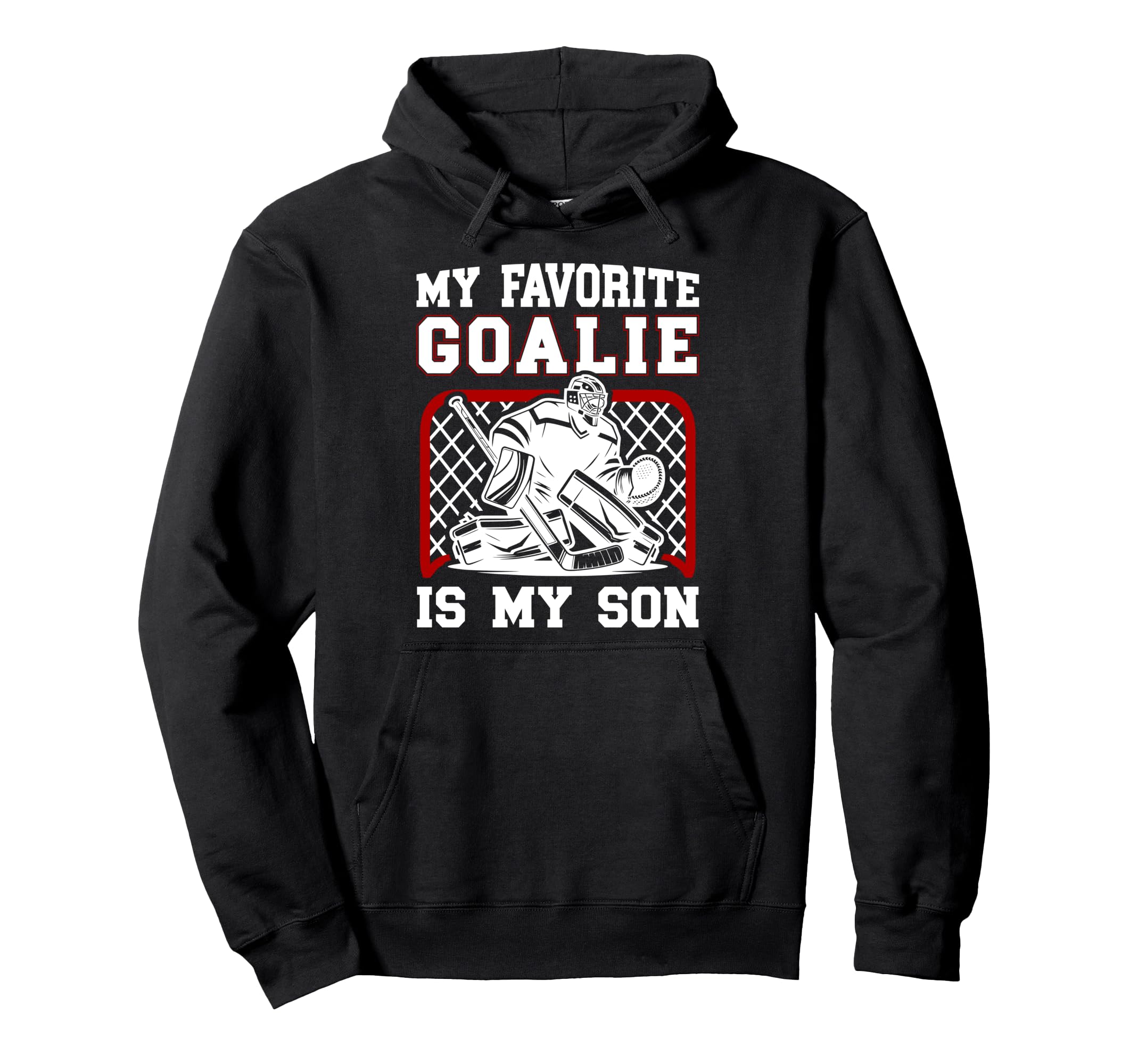 Proud Hockey Keeper Mom Ice Hockey Hoodie - Fun Novelty Design Unisex - T-Shirt, Sweatshirt, Hoodie