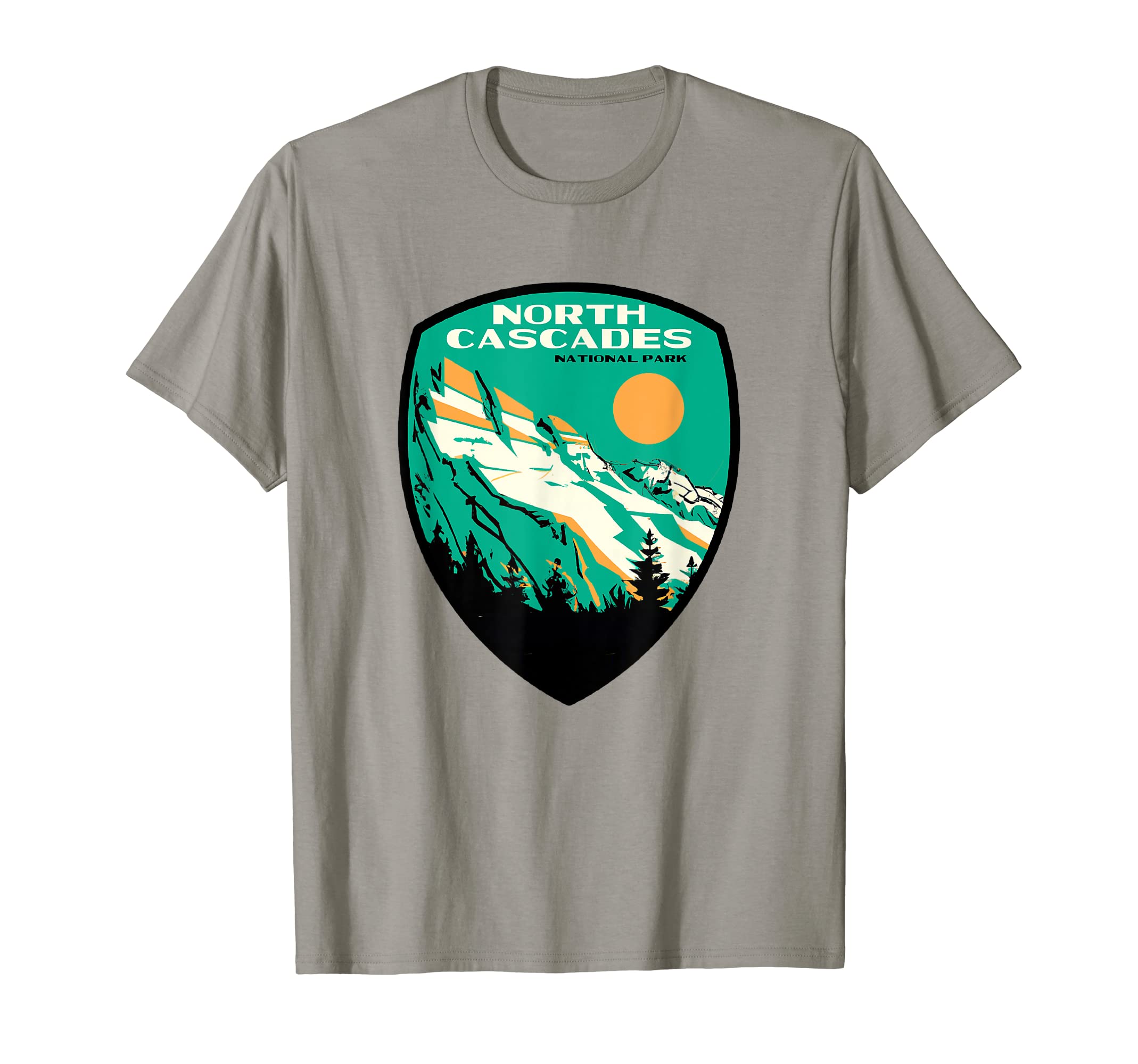 North Cascades National Park Wpa T-Shirt - Minimalist Print Unisex - T-Shirt, Sweatshirt, Hoodie