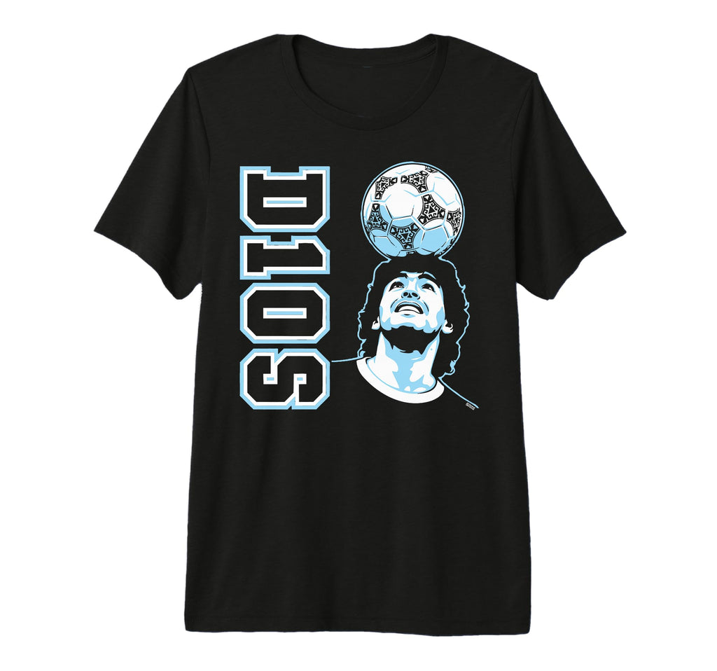 Diego Maradona D10S Headball Soccer Tri T-Shirt - Streetwear Style Unisex - T-Shirt, Sweatshirt, Hoodie