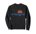 Outrun Synthwave Vaporwave Sunset Sweatshirt - Minimalist Print Men Women - T-Shirt, Sweatshirt, Hoodie