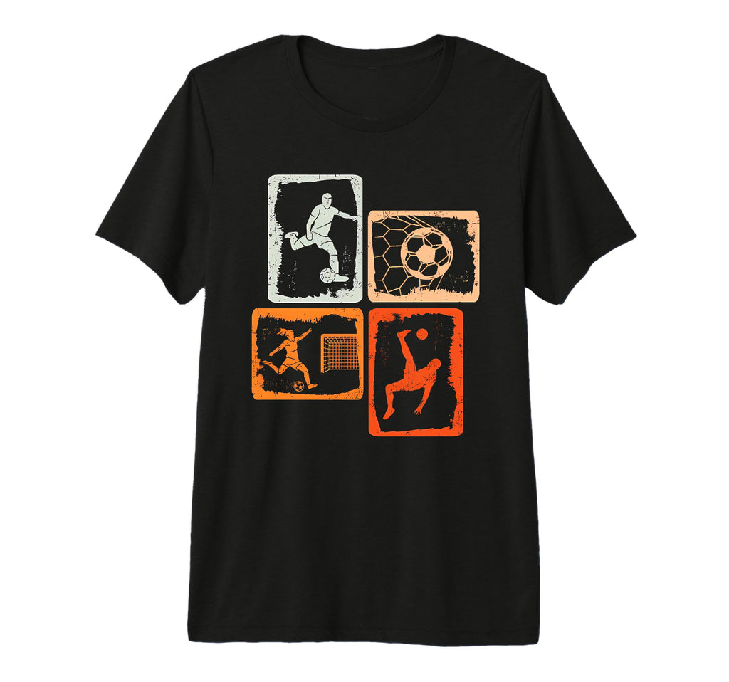 Soccer Colored Tri Blend T-Shirt - Fun Novelty Design Men Women - T-Shirt, Sweatshirt, Hoodie