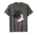 Lets Roll Funny Roller Skate Unicorn Fun T-Shirt - Custom Art Print Unisex - T-Shirt, Sweatshirt, Hoodie