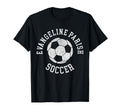 Evangeline Parish Soccer Distressed 90S T-Shirt - Trendy Graphic Unisex - T-Shirt, Sweatshirt, Hoodie