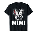 Ball Grandma Heart Baseball Soccer T-Shirt - Fun Novelty Design Men Women - T-Shirt, Sweatshirt, Hoodie