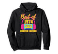49Th Birthday Best 1974 Cassette Tape 80S Hoodie - Graphic Print Men Women - T-Shirt, Sweatshirt, Hoodie