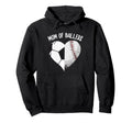 Mom Ballers Soccer Baseball Mama Heart Hoodie - Novelty Apparel Men Women - T-Shirt, Sweatshirt, Hoodie