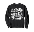 Proud Soccer Goalie Aunt Soccer Sweatshirt - Minimalist Print Men Women - T-Shirt, Sweatshirt, Hoodie