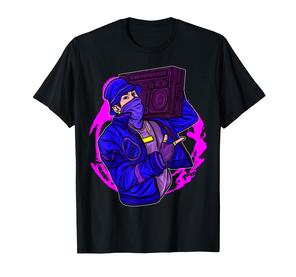 Old School Ghetto Blaster Hip Hop T-Shirt - Streetwear Style Men Women - T-Shirt, Sweatshirt, Hoodie