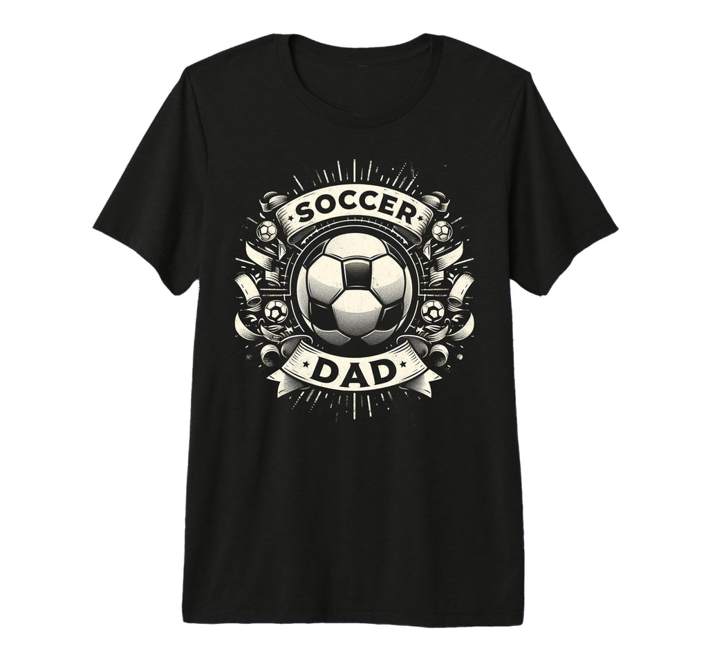 Soccer Dad Family Matching Dad T-Shirt - Minimalist Print Men Women - T-Shirt, Sweatshirt, Hoodie