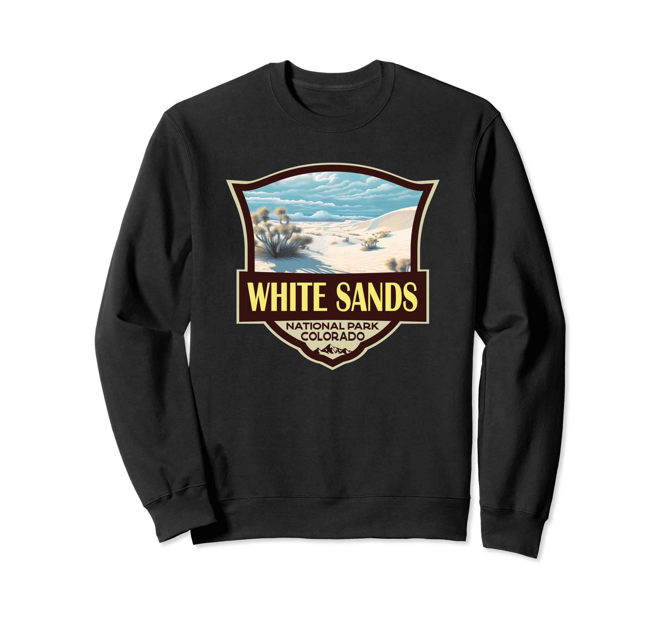 White Sands National Park Illustration Sweatshirt - Unique Graphic Unisex - T-Shirt, Sweatshirt, Hoodie