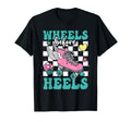Funny Roller Skater Wheels Before T-Shirt - Minimalist Print for Adults - T-Shirt, Sweatshirt, Hoodie