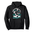 Goalie Puck Goalkeeper Ice Hockey Puck Hoodie - Trendy Graphic Unisex - T-Shirt, Sweatshirt, Hoodie