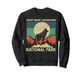 Wolf Great Smoky Mountains Sweatshirt - Custom Art Print for Adults - T-Shirt, Sweatshirt, Hoodie