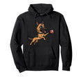 Soccer Ball German Shepherd Dog Hoodie - Casual Everyday Wear Men Women - T-Shirt, Sweatshirt, Hoodie