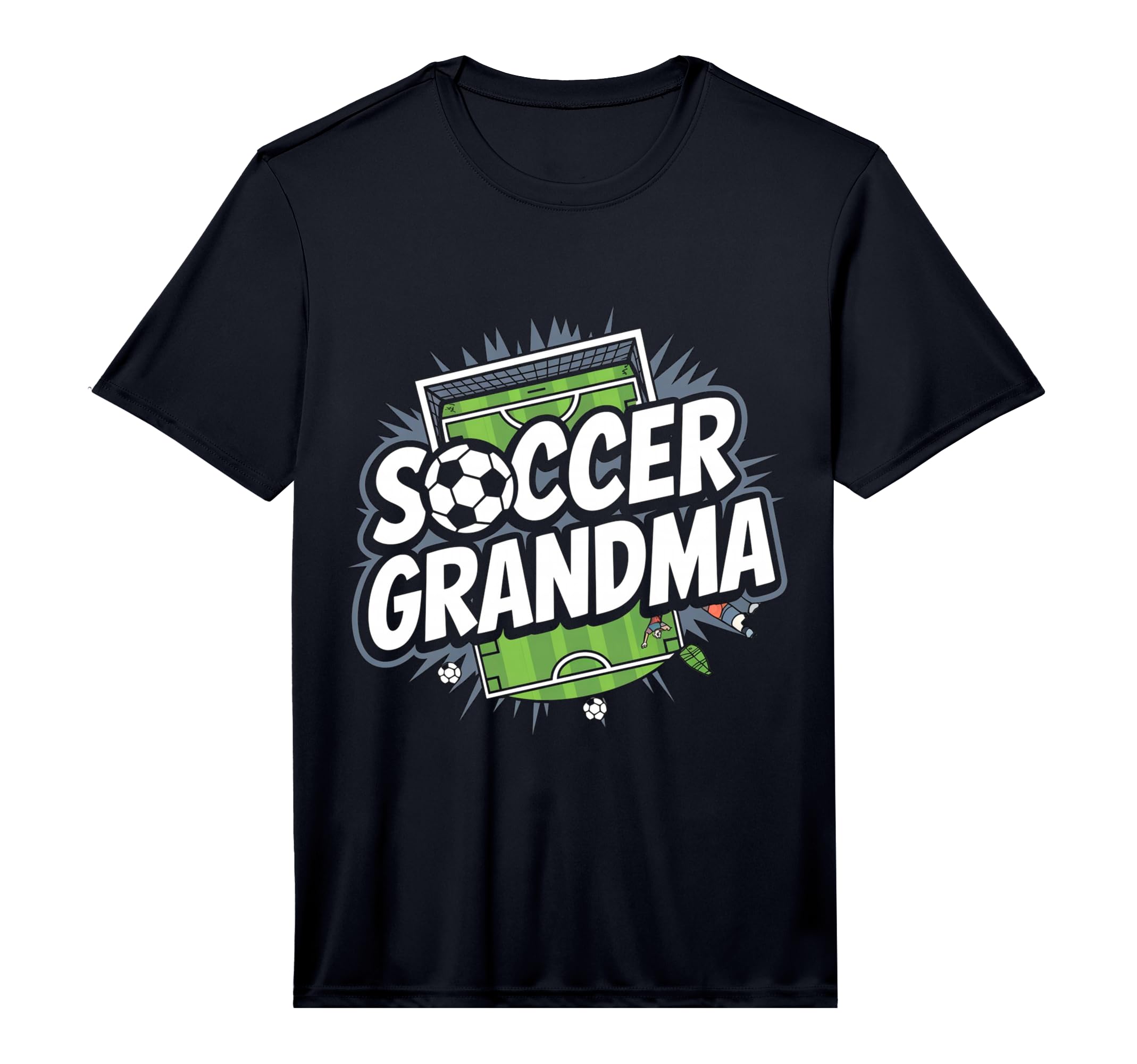 Soccer Grandma Funny Soccer T-Shirt - Fun Novelty Design Men Women - T-Shirt, Sweatshirt, Hoodie