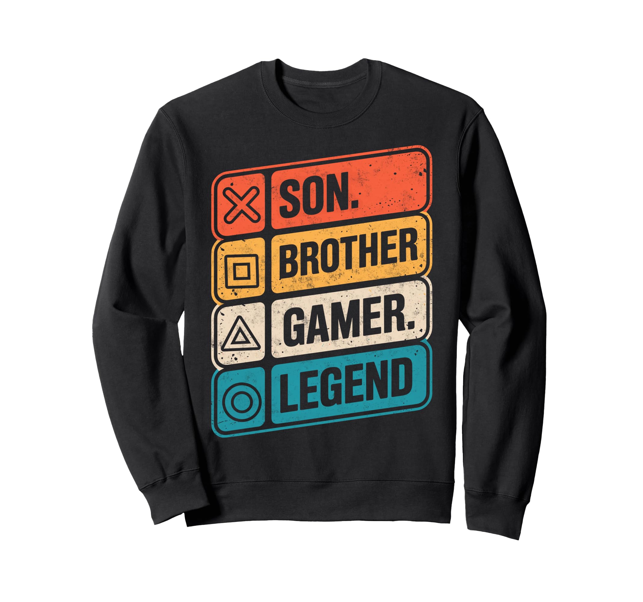 Son Brother Gamer Legend Video Game Sweatshirt - Custom Art Print Unisex - T-Shirt, Sweatshirt, Hoodie